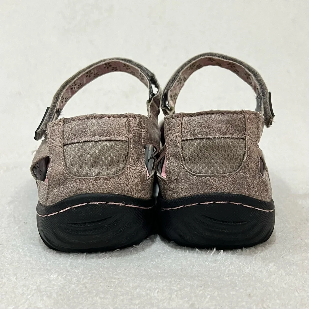 JBU by Jambu Grey Taupe Wildflower Mary Jane Casual Shoes Size 8.5 - Picture 8 of 14